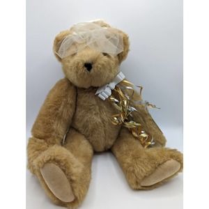 VINTAGE | VERMONT TEDDY BEAR COMPANY PLUSH STUFFED ANIMAL | FULLY JOINTED | 1992